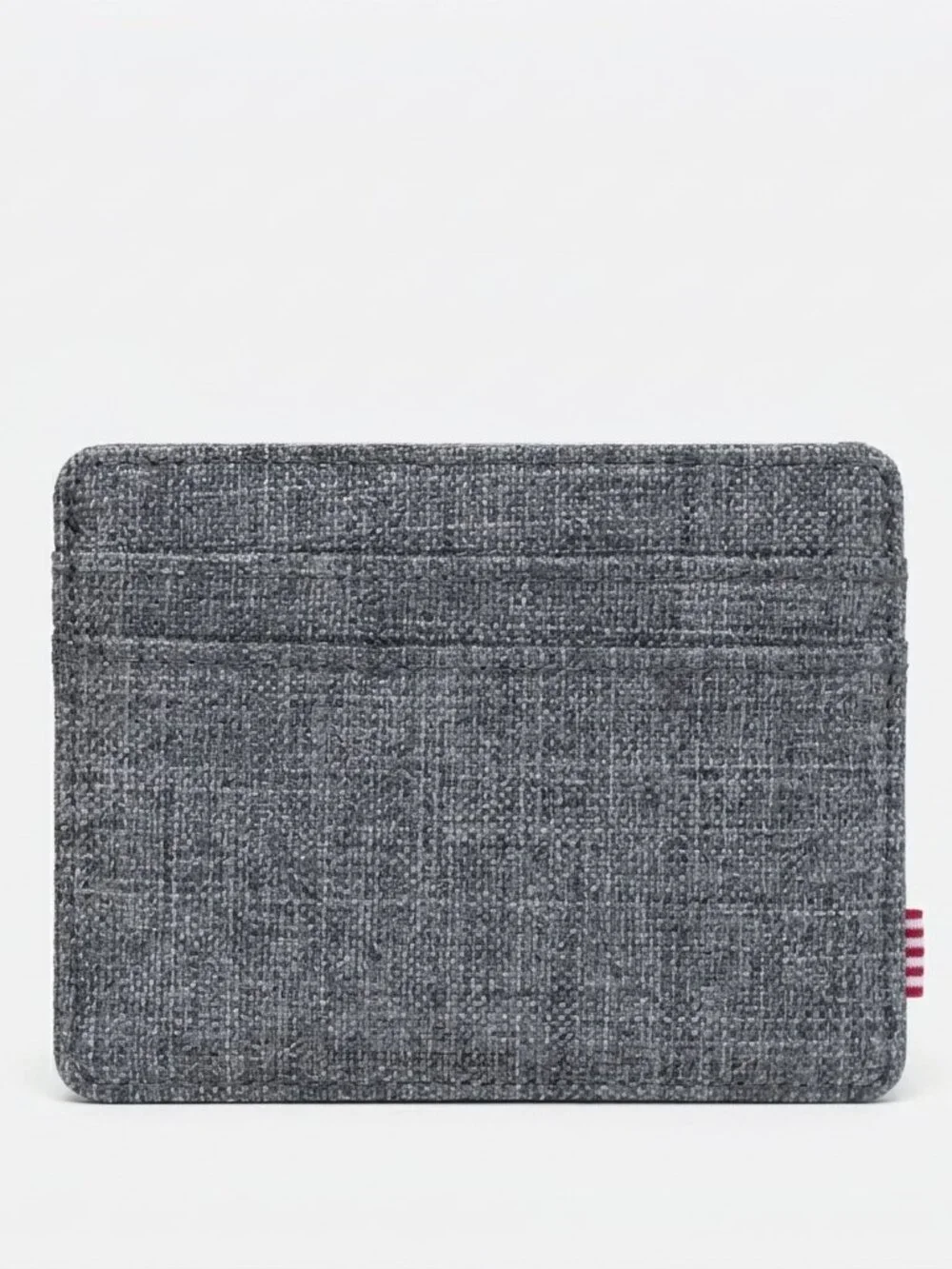 Herschel Supply Company Gray Crosshatch Wallet/Cardholder with Blue Rubber Band